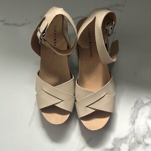Lucky brand clog heels